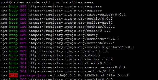 npm install