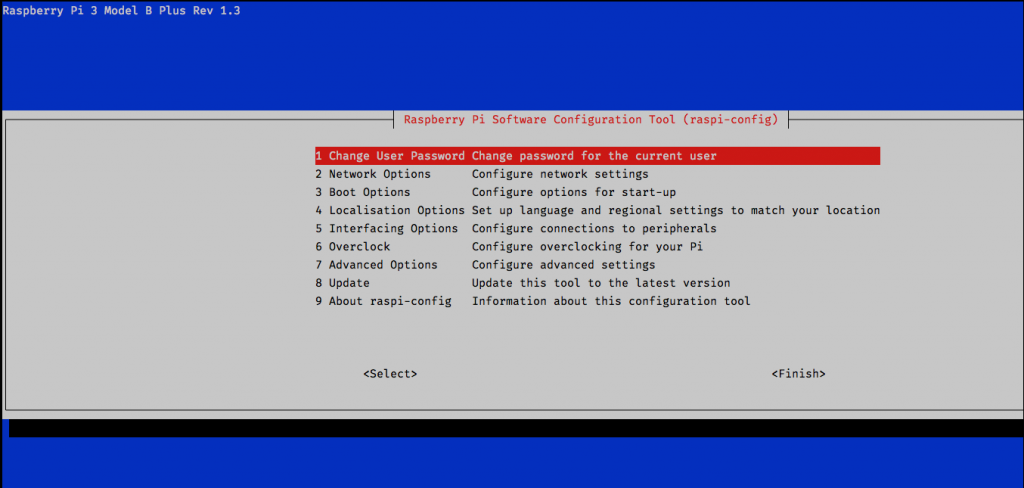 raspi-config