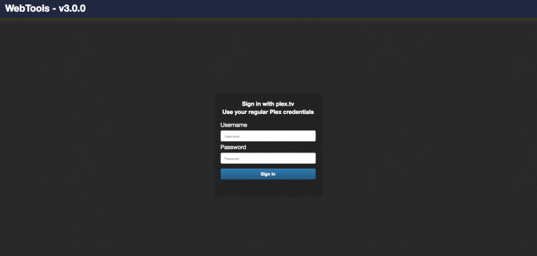 webtools bundle plex